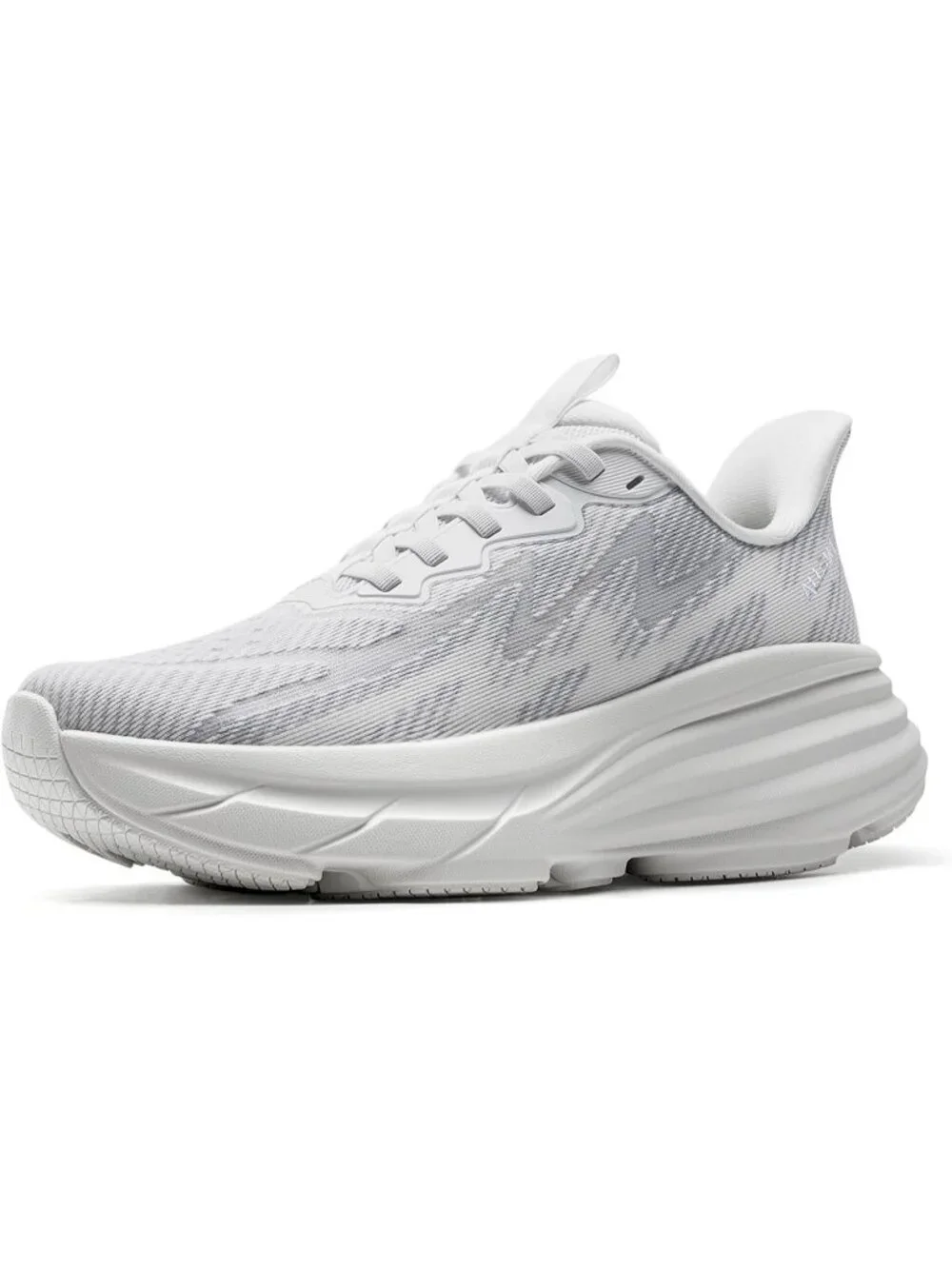 Women's White Walking Shoes Slip On Pull On Round Toe Athletic Tennis Sneakers